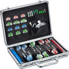 Aluminum Dart Carrying Case Steel Tip or Soft Tip with Flight Saving Space Pockets for Accessories for Every Dart